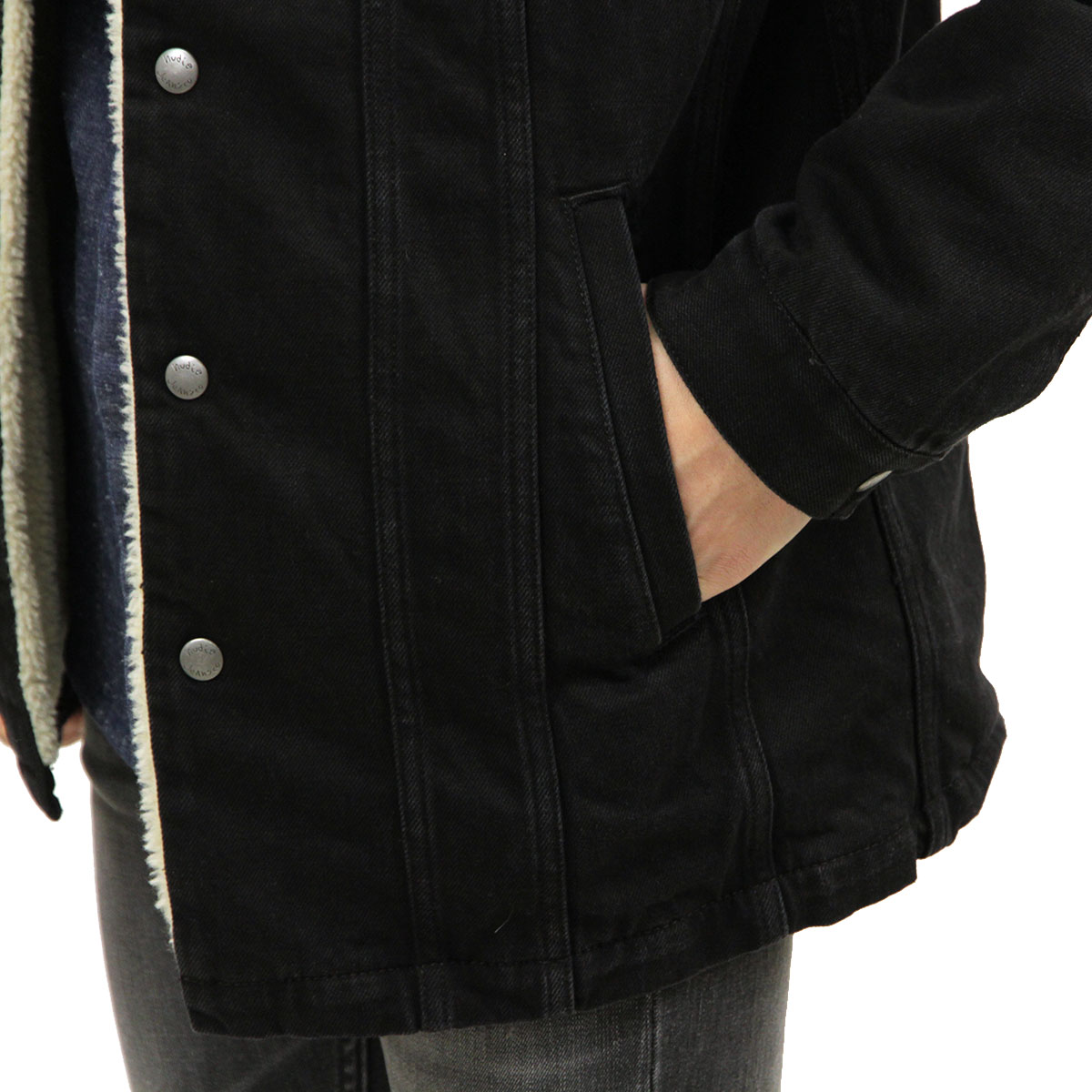 �̡��ǥ��������� ���㥱�å� ��� ��������Ź Nudie Jeans �������� ������㥱�å� LENNY WORK JACKET BLACK 160684 B01 A62B B1C C1D D4E E13F