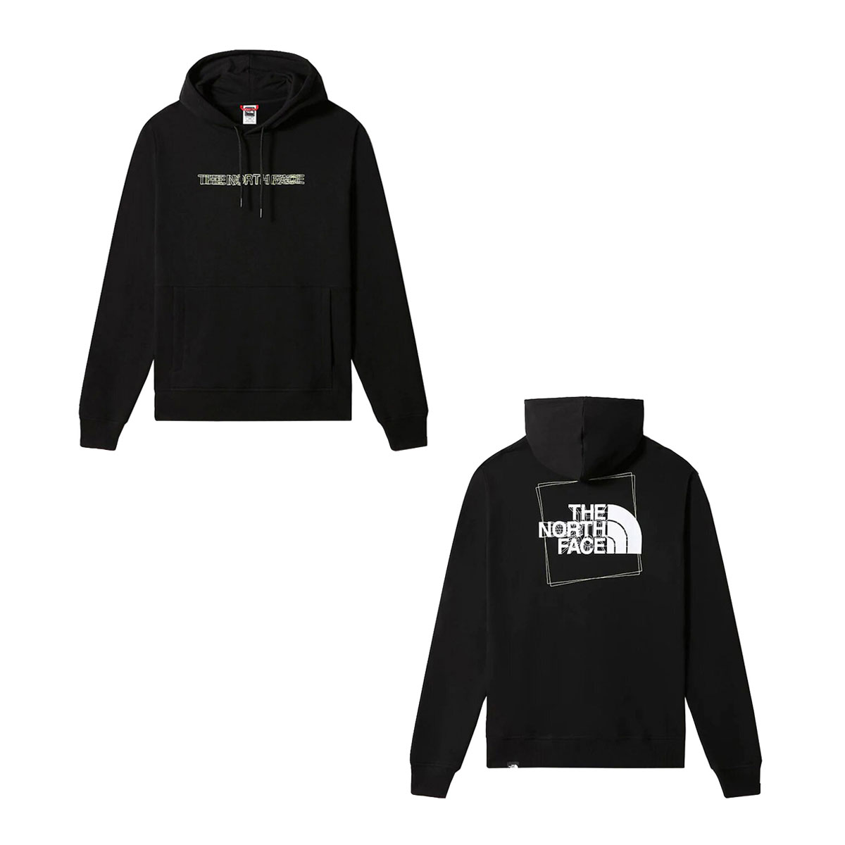 �Ρ����ե����� �ѡ����� ��� ������ THE NORTH FACE �Хå��ץ��� �ץ륪���С��ѡ����� COORDINATES PULLOVER HOODIE - EU NF0A5IG8 JK3 TNF BLACK A14B B1C C1D D5E E13F