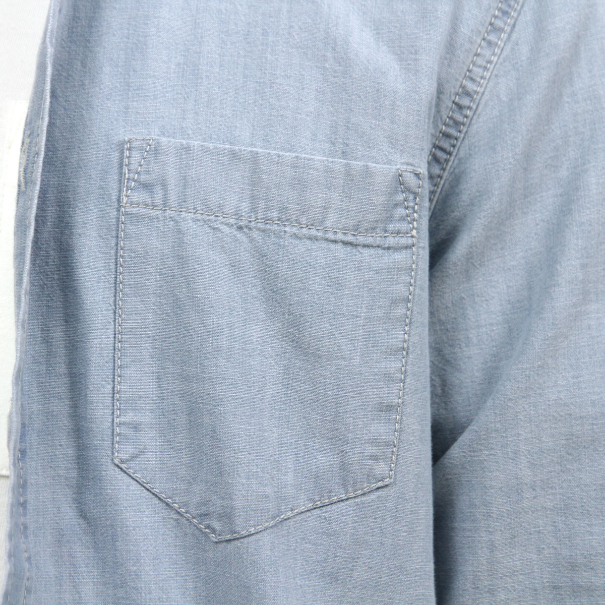 ̡ǥ Nudie Jeans Ź  Ĺµ֥졼 HENRY CHAMBRAY SHIRT INDIGO B21 140539 A62B B1C C1D D6E E07F