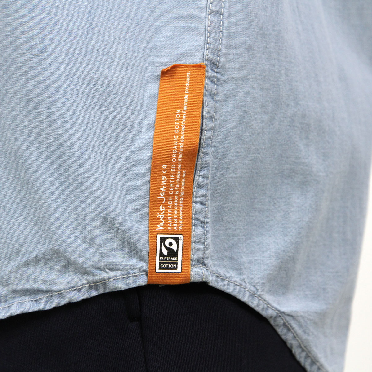 ̡ǥ Nudie Jeans Ź  Ĺµ֥졼 HENRY CHAMBRAY SHIRT INDIGO B21 140539 A62B B1C C1D D6E E07F