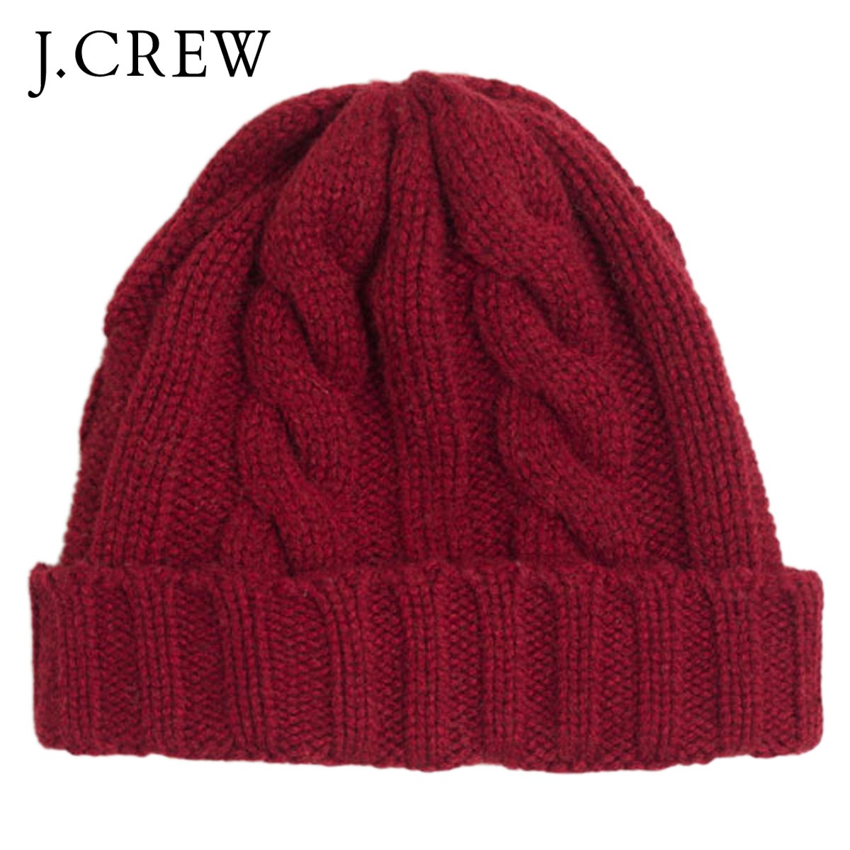 ���������롼 J.CREW ������ ��� ˹�� MARLED CABLE-KNIT HAT