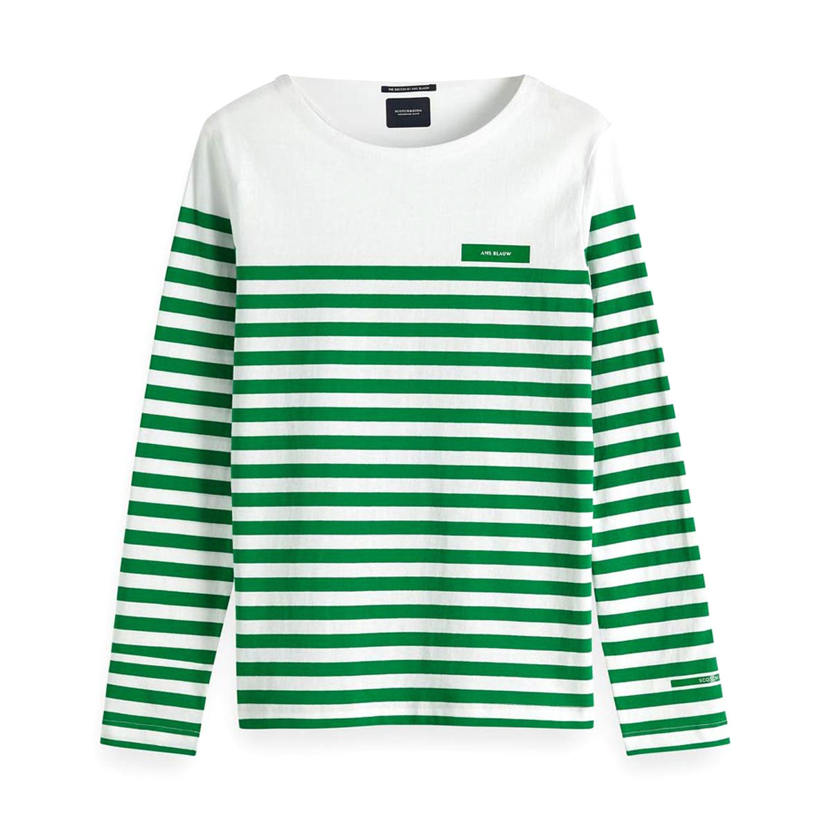 åɥ T  Ź SCOTCHSODA ĹµT ܡȥͥåT BOAT NECK ENGINEERED STIRPES LONG SLEEVE TEE 150526 83401 20 COMBO D