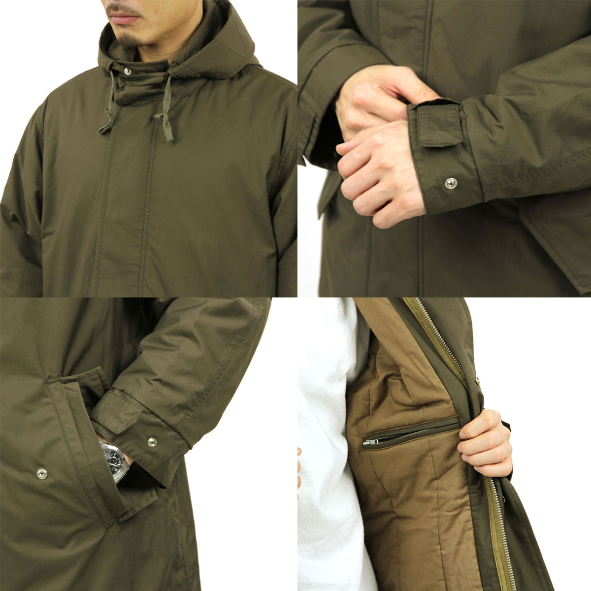 �̡��ǥ��������� �������� ��� ��������Ź Nudie Jeans ��å������� KAJJAN WAXED PARKA JACKET OLIVE G03 160690 A62B B1C C1D D4E E08F