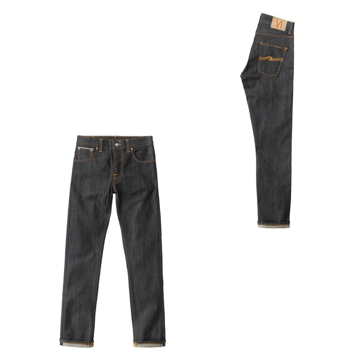 ̡ǥ ƥ  Ź Nudie Jeans ܥȥॹ  ǥ˥ GRIM TIM DENIM JEANS ORGANIC DRY SELVAGE 111205 A62B B1C C2D D1E E06F
