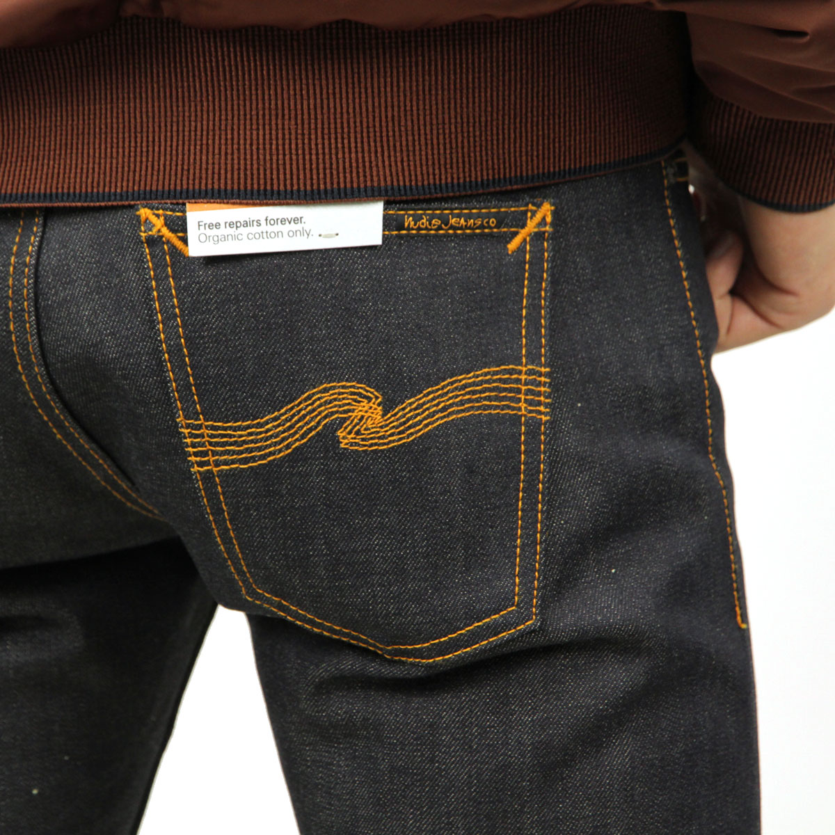 ̡ǥ ƥ  Ź Nudie Jeans ܥȥॹ  ǥ˥ GRIM TIM DENIM JEANS ORGANIC DRY SELVAGE 111205 A62B B1C C2D D1E E06F