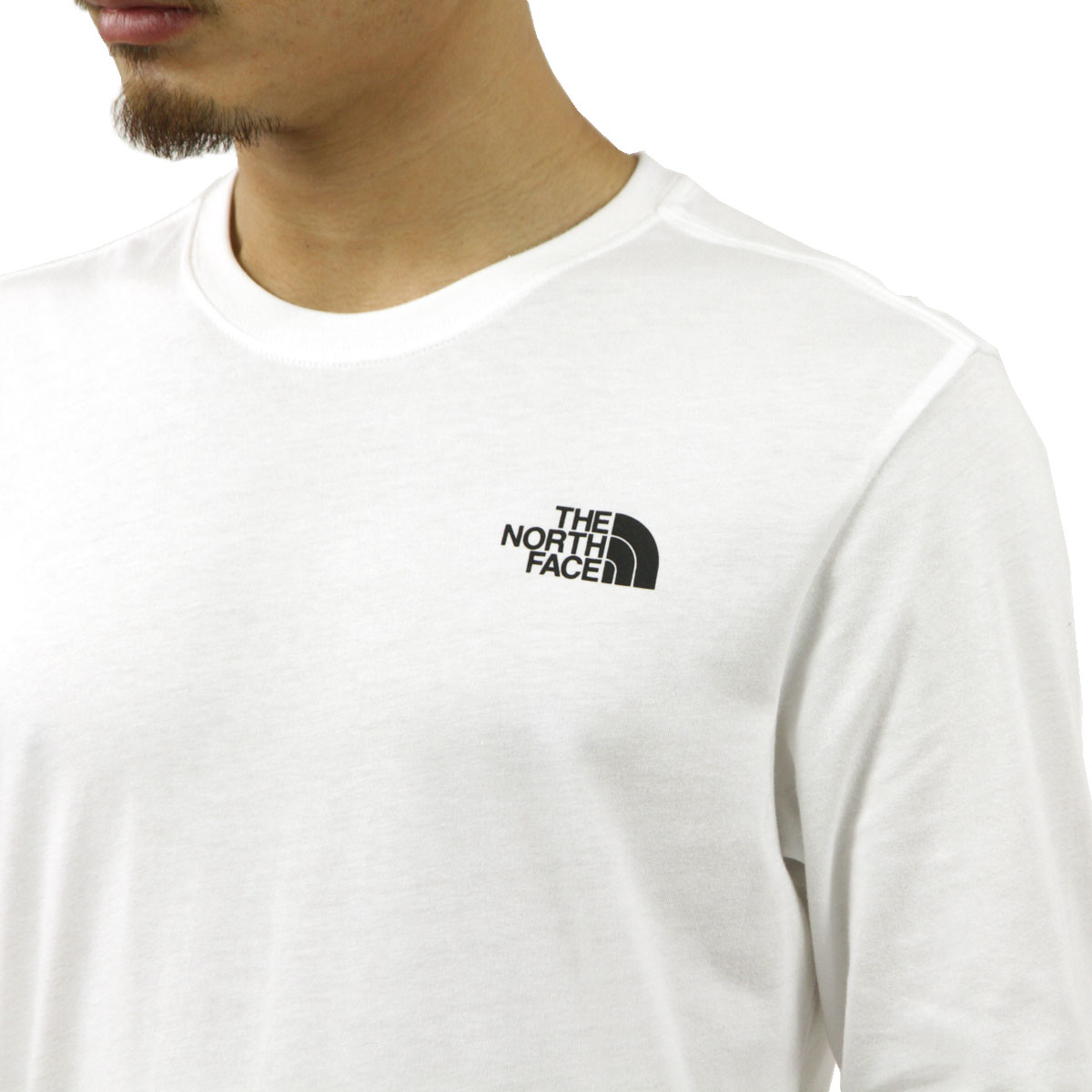 �Ρ����ե����� ����T ��� ������ THE NORTH FACE ĹµT����� �Хå��ץ��� ����T����� �������� LONG SLEEVE RED BOX TEE NF0A493L TNF WHITE / RED A14B B1C C1D D2E E01F