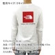 �Ρ����ե����� ����T ��� ������ THE NORTH FACE ĹµT����� �Хå��ץ��� ����T����� �������� LONG SLEEVE RED BOX TEE NF0A493L TNF WHITE / RED A14B B1C C1D D2E E01F