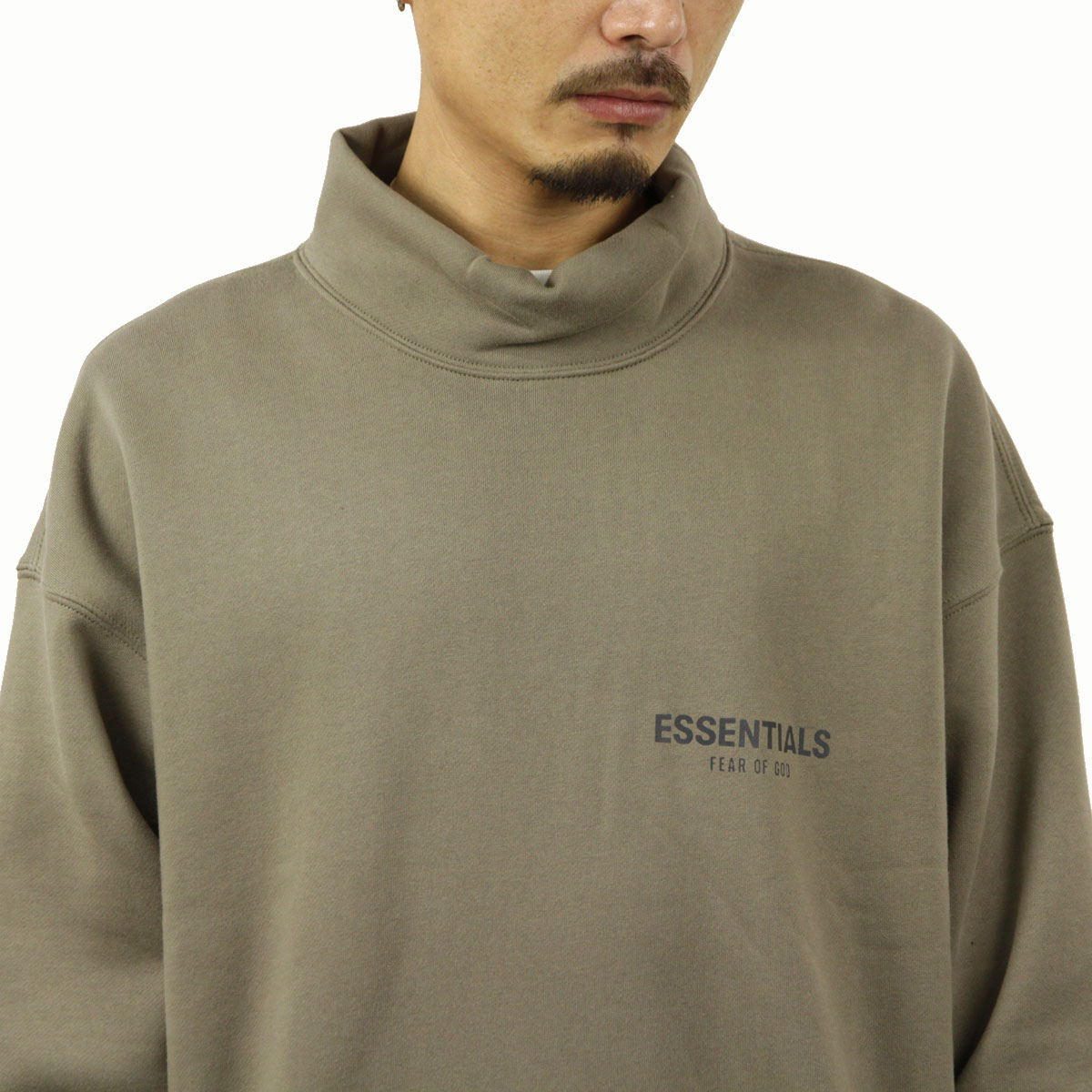 �ե������֥��å� �������å� ��� ������ FEAR OF GOD ���å��󥷥�륺 ��å��ͥå� �ȥ졼�ʡ� ESSENTIALS FEAR OF GOD HARVEST MOCK NECK SWEATSHIRT AA5B B1C C1D D5E E05F
