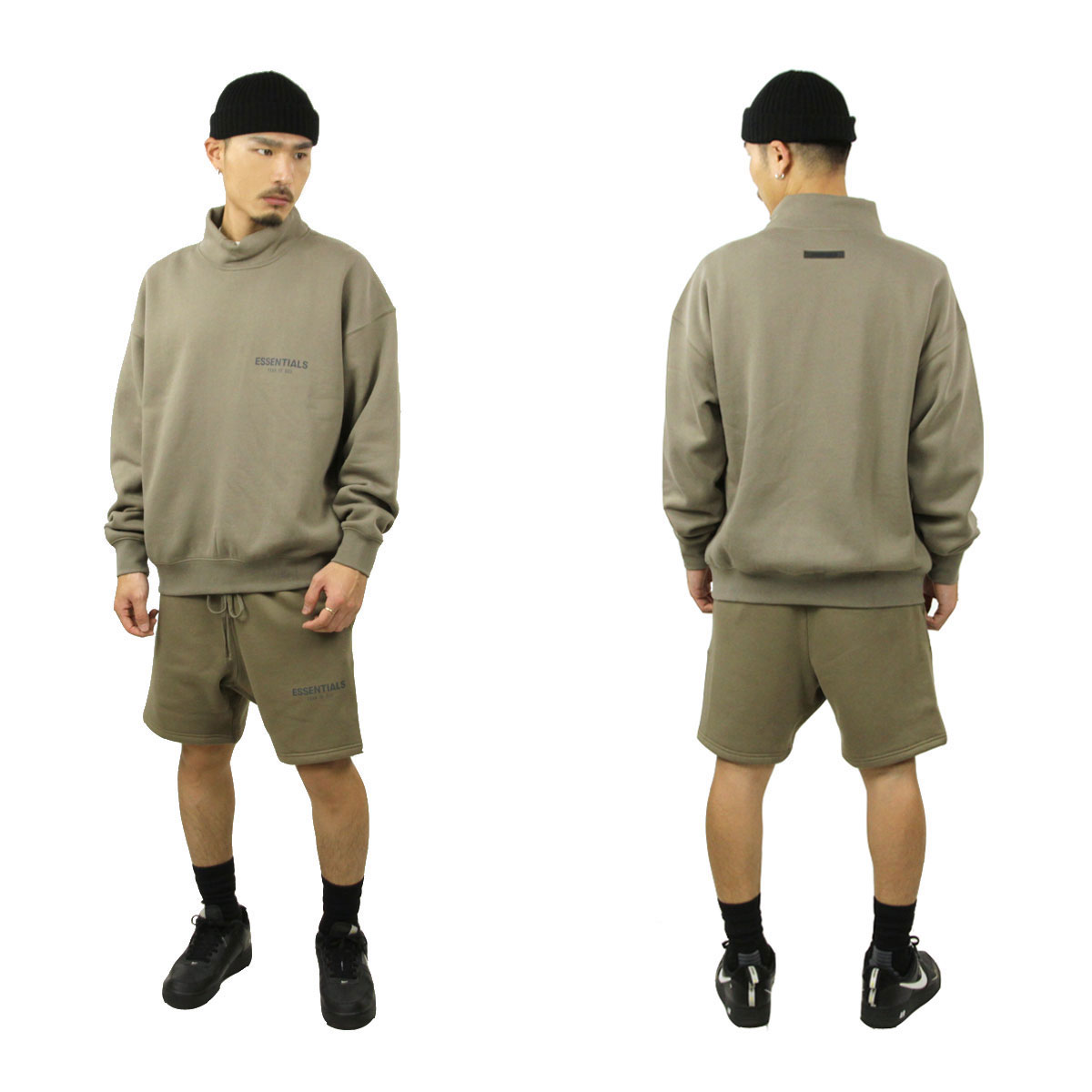 �ե������֥��å� �������å� ��� ������ FEAR OF GOD ���å��󥷥�륺 ��å��ͥå� �ȥ졼�ʡ� ESSENTIALS FEAR OF GOD HARVEST MOCK NECK SWEATSHIRT AA5B B1C C1D D5E E05F