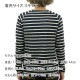 ̡ǥ T  Ź Nudie Jeans ĹµT Otto Raglan Sleeve Organic Melange Stripe 131246 Blue/Greymel D15S25