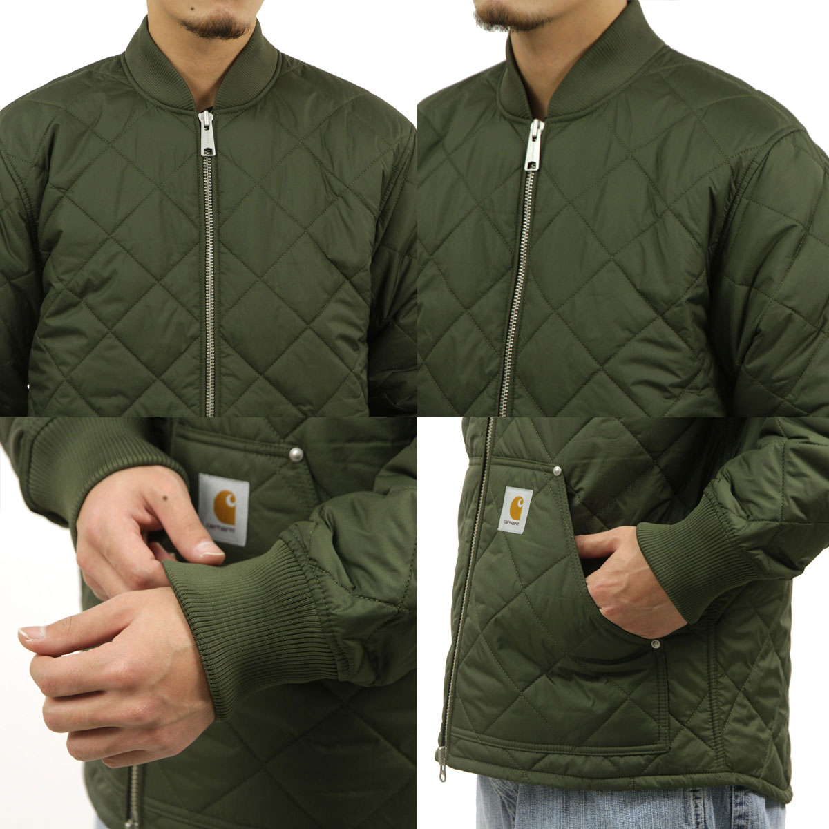 �����ϡ��� ��� ����ƥ��󥰥��㥱�å� ������ CARHARTT WIP �������� ���åץ��å� ���㥱�å� MYTON LINER OFFICE GREEN I033856 666XX