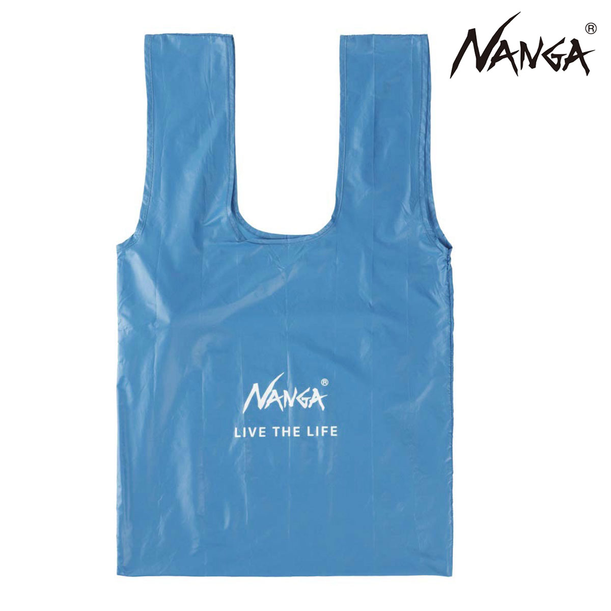 �ʥ� ��� ��ǥ����� �����Хå� ��������Ź NANGA ����ѥ��� �� NANGA POCKETABLE ECO BAG (LIVE THE LIFE) TQS TURQUOISE NA2441-3A102