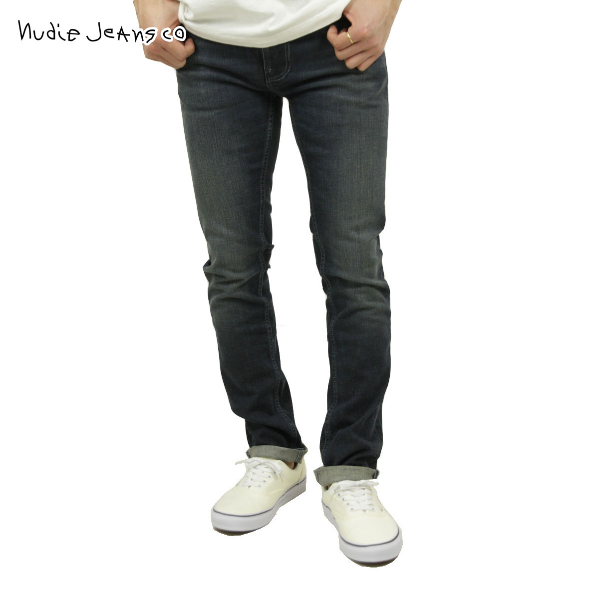 �̡��ǥ��������� ����ե��� ��� ��������Ź Nudie Jeans �ܥȥॹ ������ �ǥ˥� THIN FINN DENIM JEANS BLUE YEARS 113606 A62B B1C C2D D1E E02F
