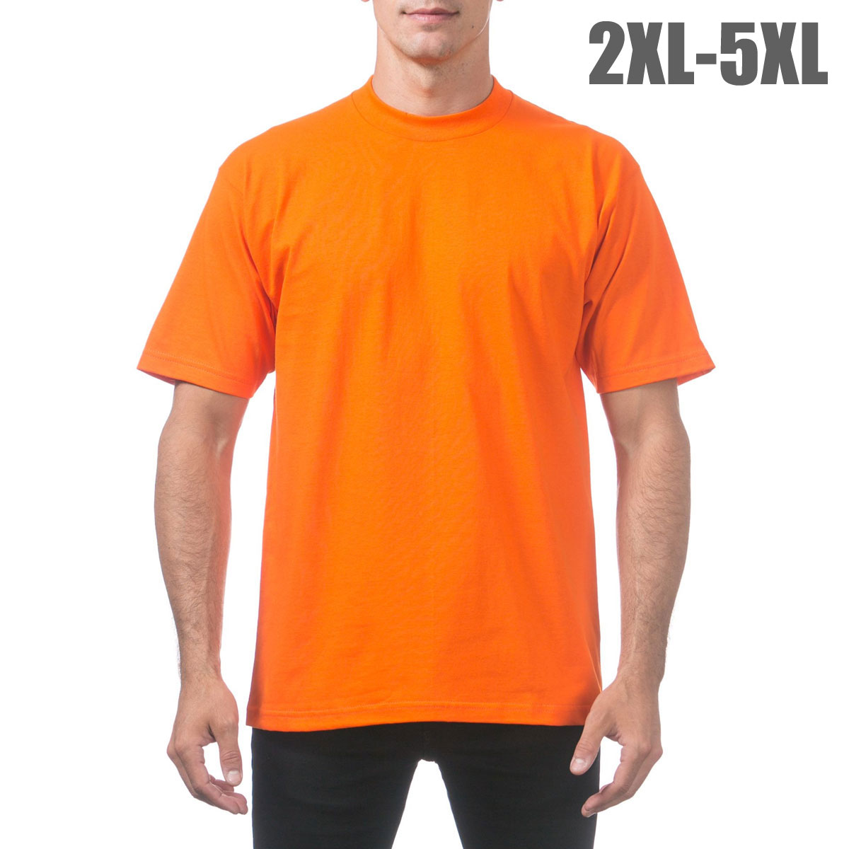 �ץ������ T����� ��� ��������Ź PROCLUB ȾµT����� ���롼�ͥå�T����� �إӡ��������� �礭�������� HEAVY WEIGHT COTTON SHORT SLEEVE CREW NECK T-SHIRT ORANGE TANGERINE #101 AB6B B1C C1D D1E E10F