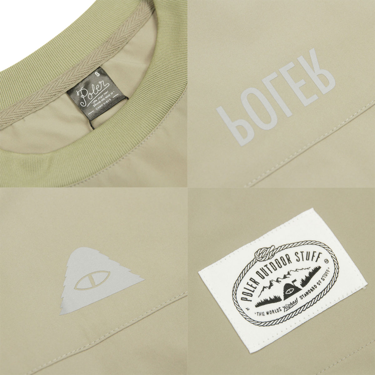 �ݡ��顼 ��� ȾµT����� ��������Ź POLER ���롼�ͥå� �ɥ饤T����� RELOP 2 DRY TEE DC BEIGE MCV0041 / MCV0038 A79B B1C C1D D1E E18F