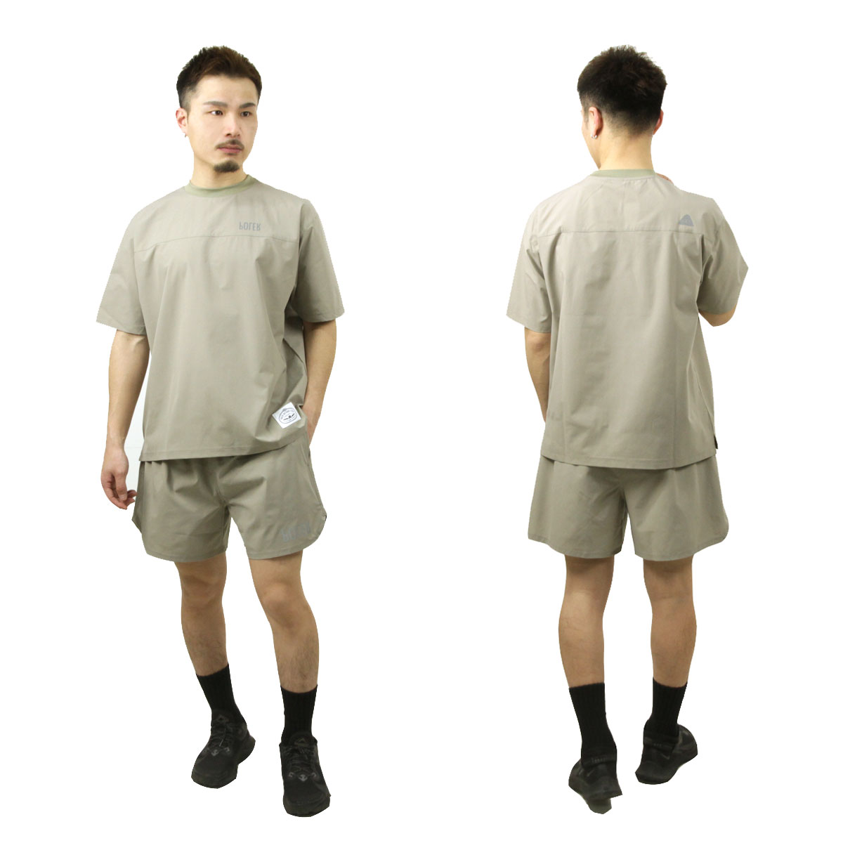 �ݡ��顼 ��� ȾµT����� ��������Ź POLER ���롼�ͥå� �ɥ饤T����� RELOP 2 DRY TEE DC BEIGE MCV0041 / MCV0038 A79B B1C C1D D1E E18F