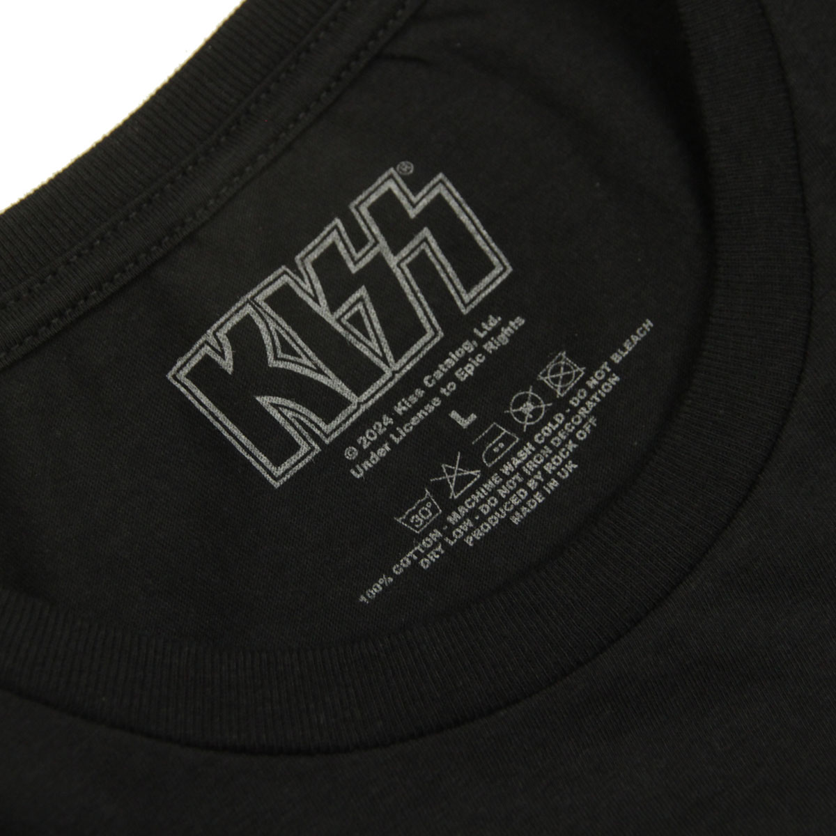�ߥ塼���å��ƥ� ��� �Х��T����� ������ MUSIC TEE Ⱦµ ���å�T����� ���å� ���饤�֡�����77 KISS ALIVE 77 MUSIC ROCK TEE BLACK