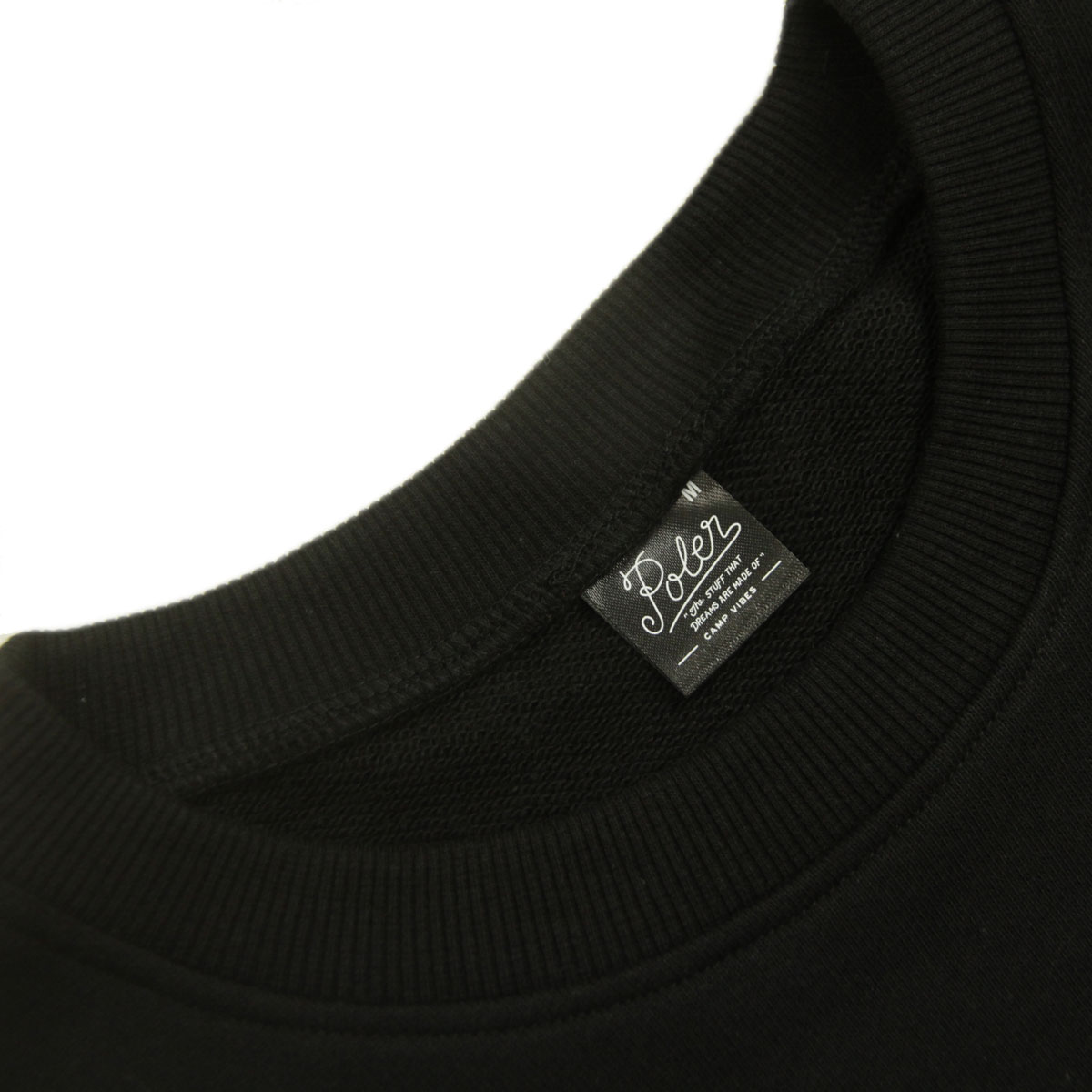 �ݡ��顼 ��� �������å� ��������Ź POLER ���롼�ͥå� �ȥ졼�ʡ� POLER STUFF CREW 253MCV0042-BLK BLACK