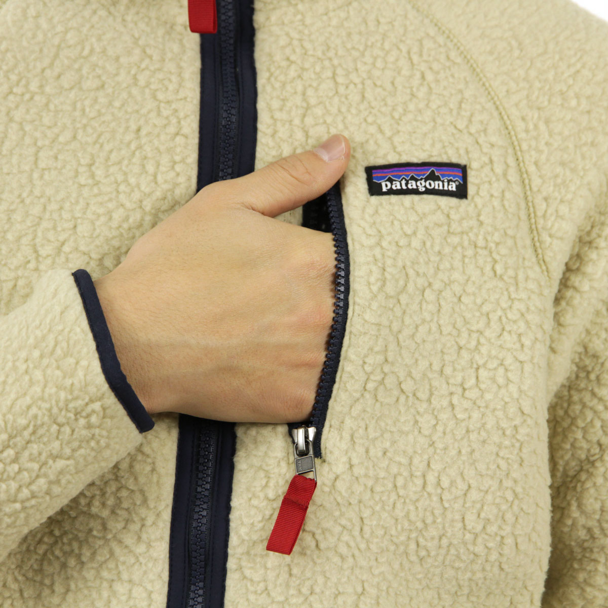 ѥ˥ 㥱å   patagonia ܥ㥱å RETRO PILE FLEECE JACKET 22801 ELKH EL CAP KHAKI A53B B1C C1D D4E E05F