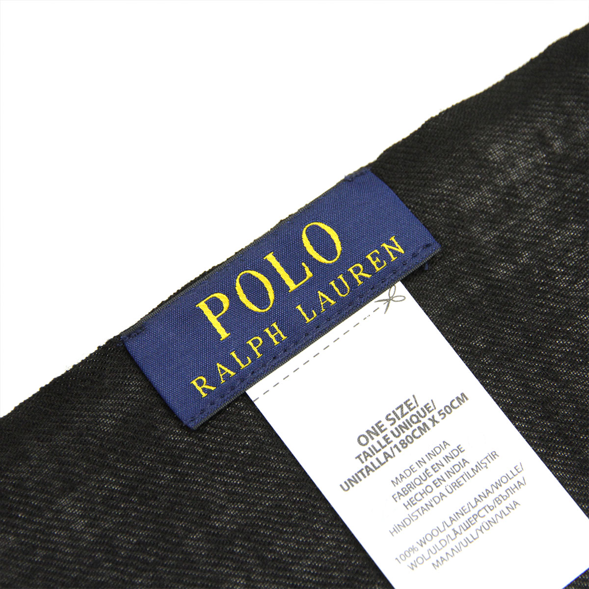 �ݥ� ���ե������ �ޥե顼 ��� ��ǥ����� ������ POLO RALPH LAUREN �������� �ޥե顼 FINE WEIGHT WOOL SCARF PC0745 001 POLO BLACK A05B B3C C3D D7E E13F
