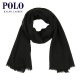 �ݥ� ���ե������ �ޥե顼 ��� ��ǥ����� ������ POLO RALPH LAUREN �������� �ޥե顼 FINE WEIGHT WOOL SCARF PC0745 001 POLO BLACK A05B B3C C3D D7E E13F