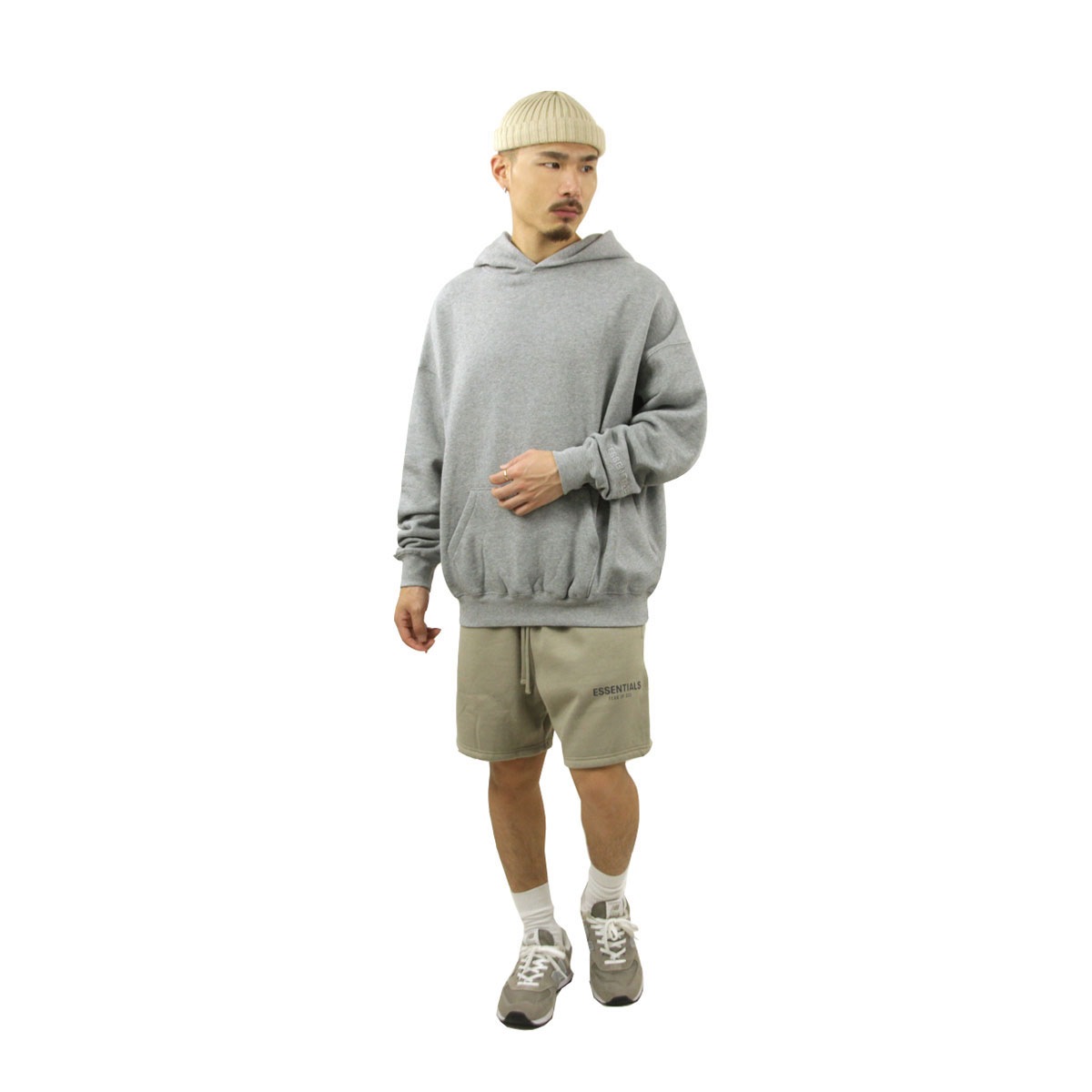 �ե������֥��å� fog essentials �ѡ����� ��� ������ FEAR OF GOD �ȥåץ� �ץ륪���С��ѡ����� FOG - FEAR OF GOD ESSENTIALS 3M LOGO PULLOVER HOODIE GREY AA5B B1C C1D D5E E02F