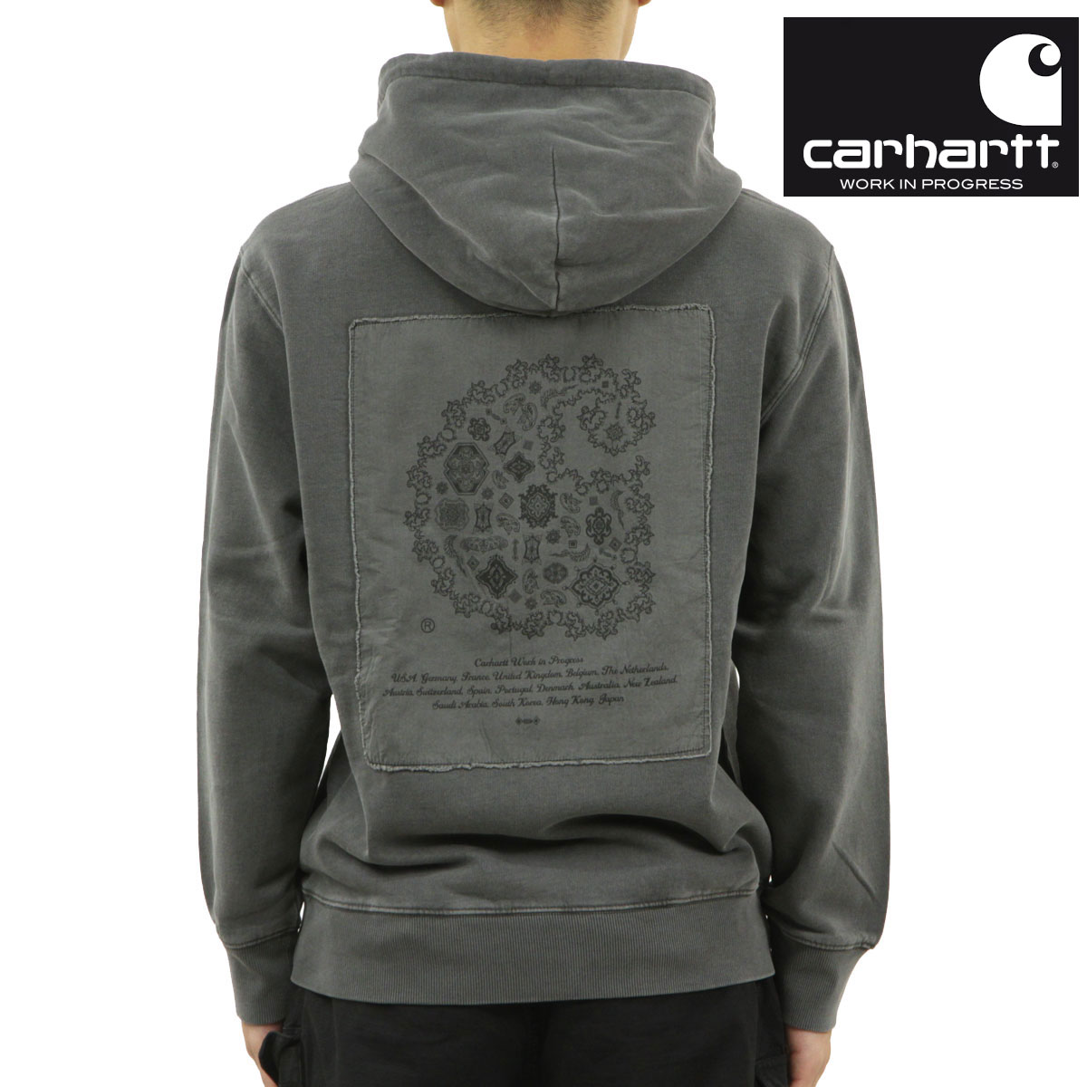 �����ϡ��� ��� �ѡ����� ������ CARHARTT WIP �ץ륪���С� �ա��ǥ��� ���� �ѥå� HOODED VERSE PATCH SWEAT VULCAN I030639