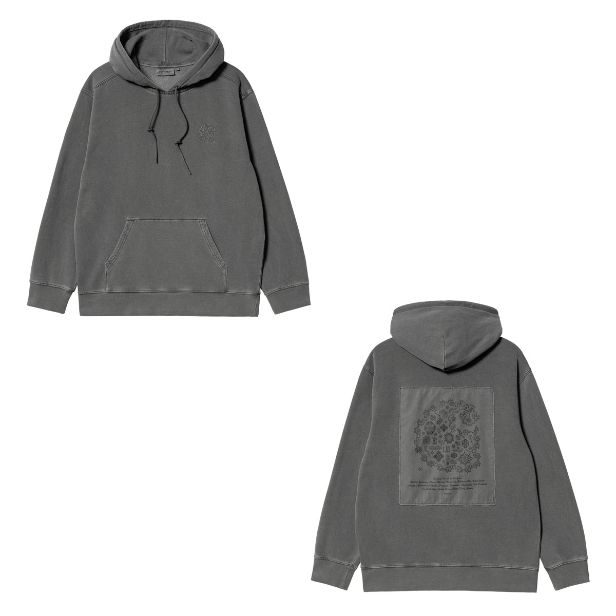 �����ϡ��� ��� �ѡ����� ������ CARHARTT WIP �ץ륪���С� �ա��ǥ��� ���� �ѥå� HOODED VERSE PATCH SWEAT VULCAN I030639