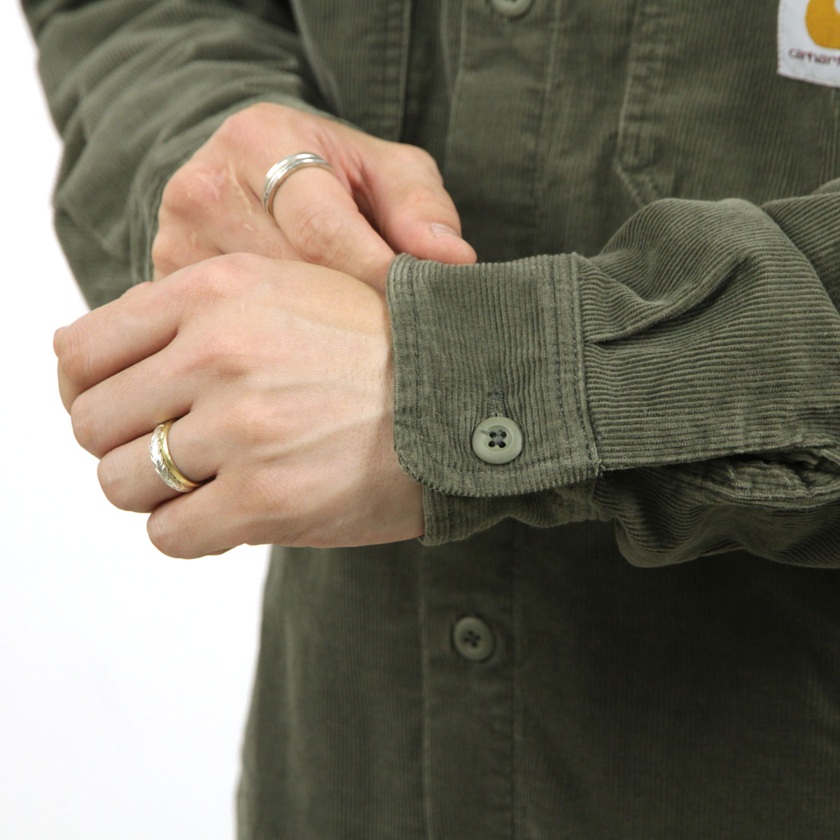 ϡ  ĥ㥱å  CARHARTT WORK IN PROGRESS  Ĺµ ܥ  DIXON SHIRT JACKET MOOR RINSED I030285 KH
