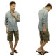 �ǥ˥ॢ��ɥ��ץ饤 �ݥ� ���ե������ ���硼�ȥѥ�� ��� ������ DENIM��SUPPLY RALPH LAUREN �ܥȥॹ  Embroidered Camo Short CAMO A44B B1C C2D D4E E08F