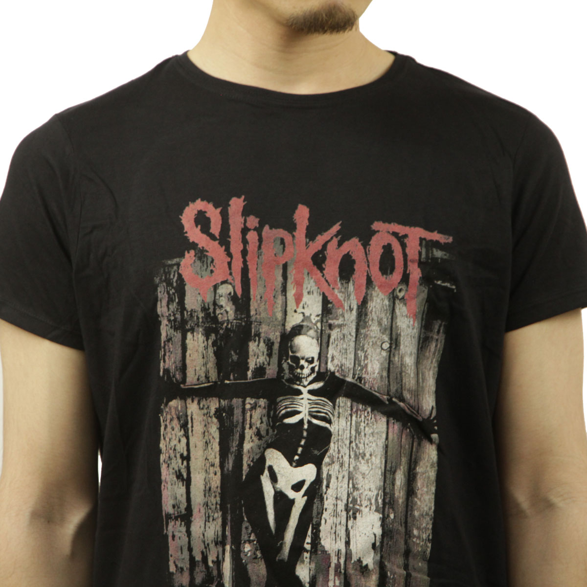 �ߥ塼���å��ƥ� ��� �Х��T����� ������ MUSIC TEE Ⱦµ ���å�T����� ����åץΥå� �������쥤������ץ��� SLIPKNOT GRAY CHAPTER MUSIC ROCK TEE BLACK