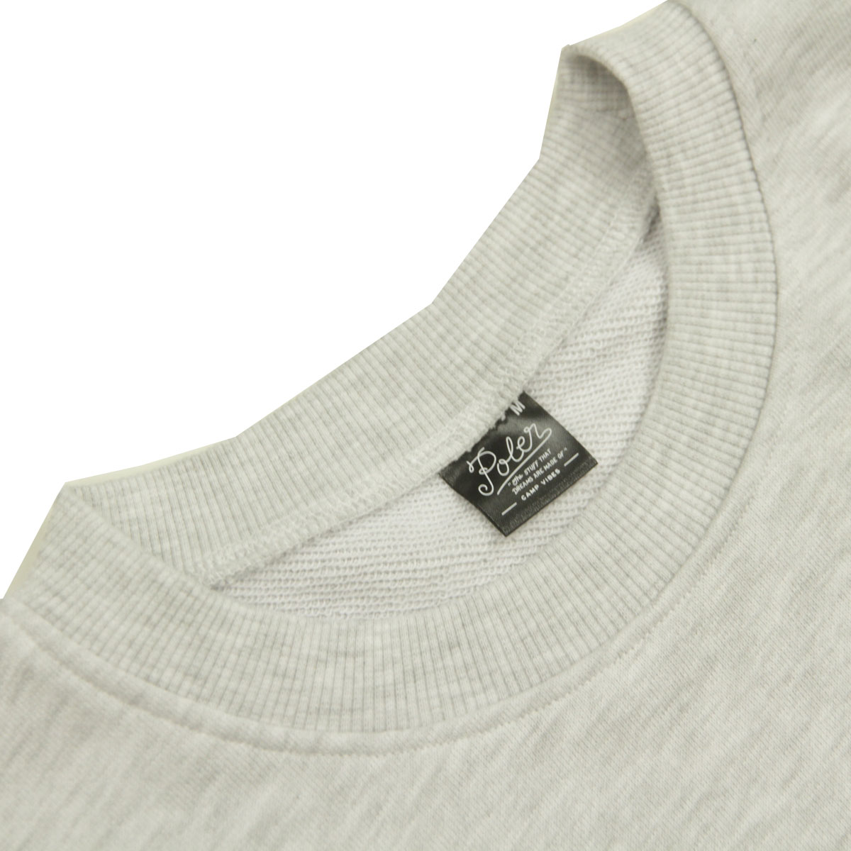 �ݡ��顼 ��� �������å� ��������Ź POLER ���롼�ͥå� �ȥ졼�ʡ� POLER STUFF CREW 253MCV0042-AGY ASH GRAY