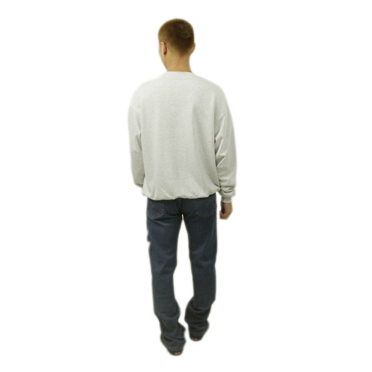 �ݡ��顼 ��� �������å� ��������Ź POLER ���롼�ͥå� �ȥ졼�ʡ� POLER STUFF CREW 253MCV0042-AGY ASH GRAY