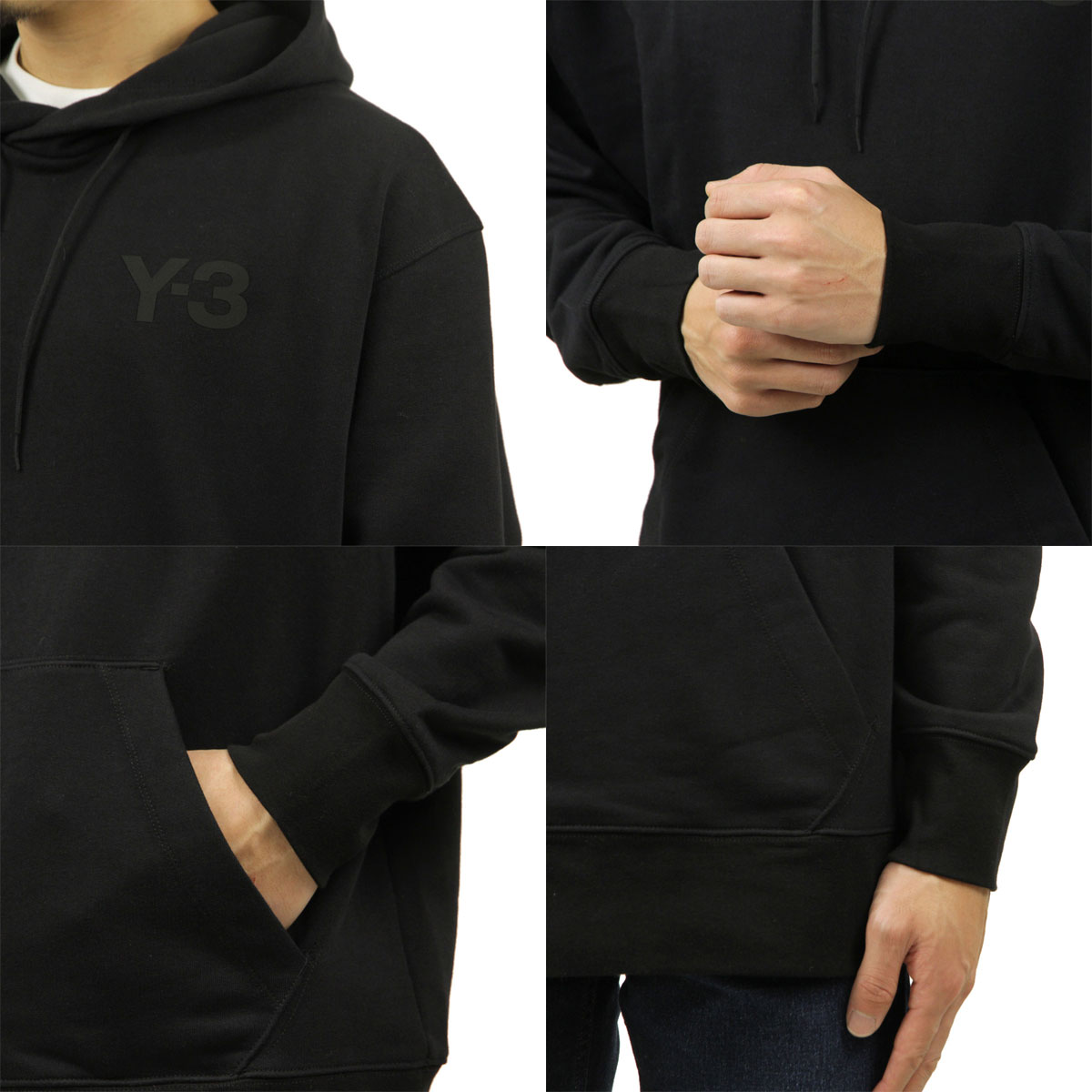 �磻���꡼ �ѡ����� ��� ������ Y-3 �ץ륪���С��ѡ����� M CLASSIC CHEST LOGO HOODIE GV4198 BLACK A51B B1C C1D D5E E13F