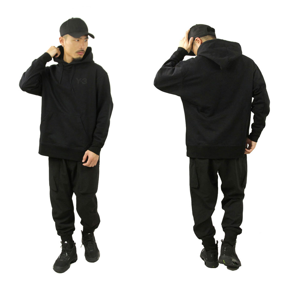 �磻���꡼ �ѡ����� ��� ������ Y-3 �ץ륪���С��ѡ����� M CLASSIC CHEST LOGO HOODIE GV4198 BLACK A51B B1C C1D D5E E13F