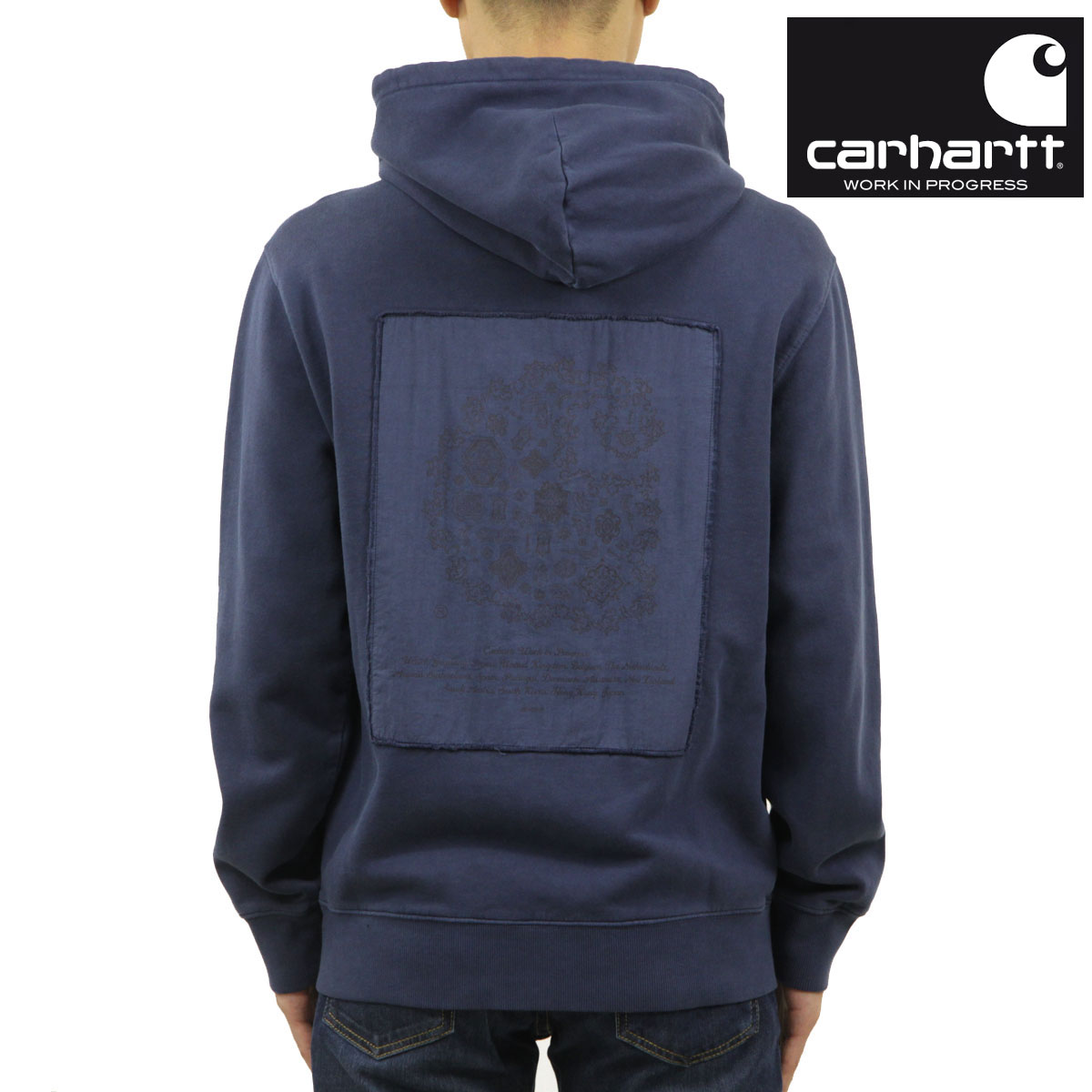 �����ϡ��� ��� �ѡ����� ������ CARHARTT WIP �ץ륪���С� �ա��ǥ��� ���� �ѥå� HOODED VERSE PATCH SWEAT ENZIAN I030639