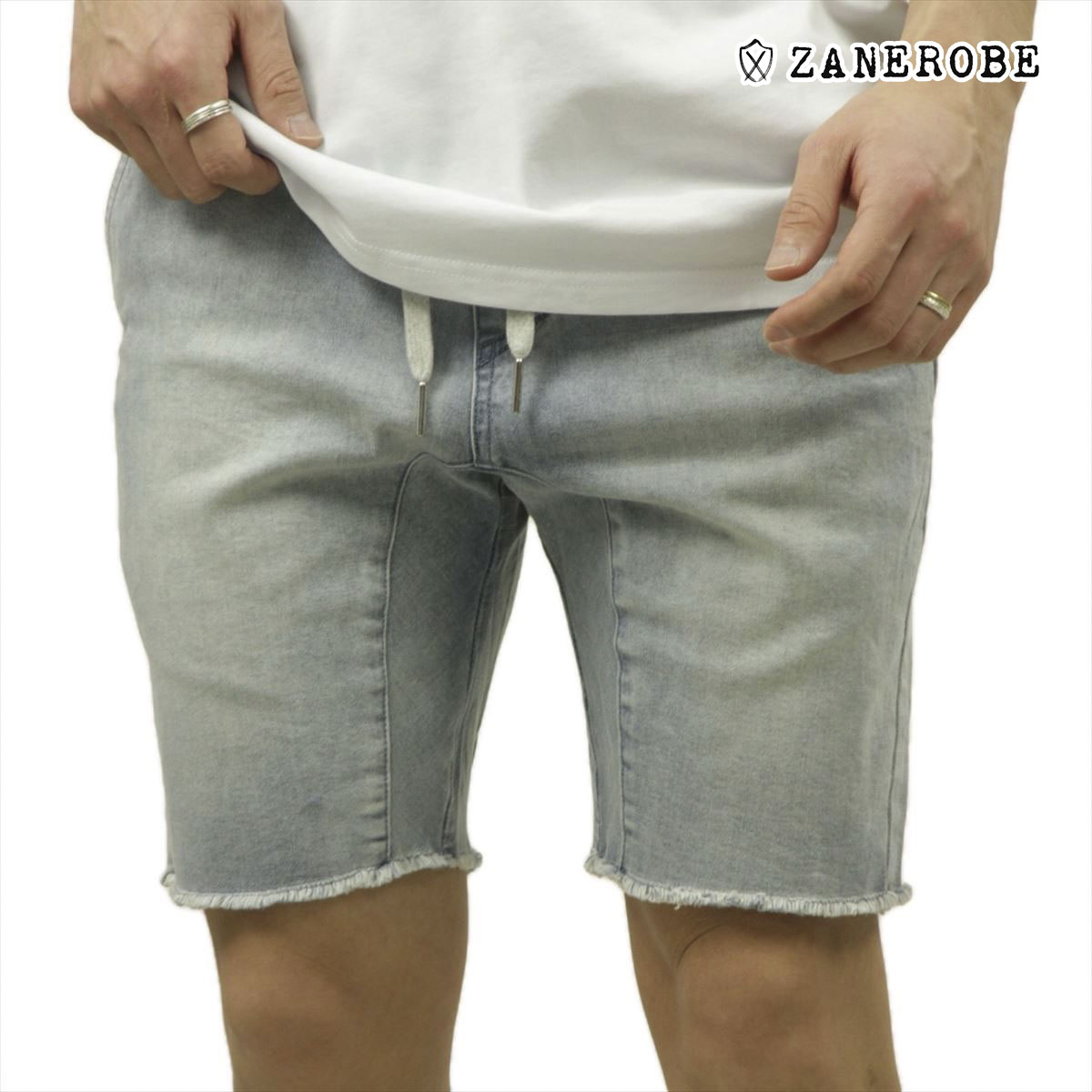   硼ȥѥ Ź ZANEROBE ܥȥॹ ǥ˥ ϡեѥ SURESHOT DENIM SHORT PANTS LITE BLUE 604-DEP