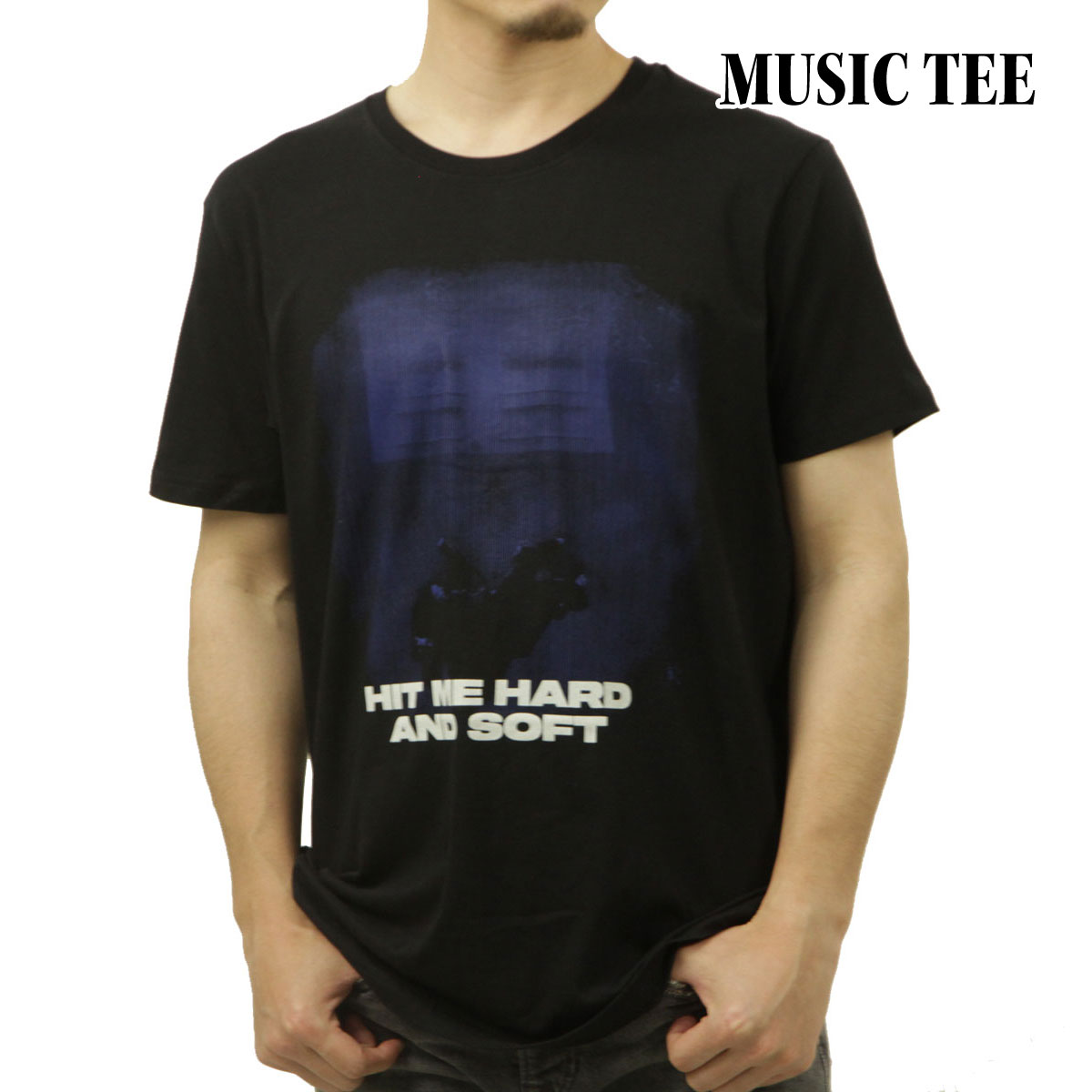 �ߥ塼���å��ƥ� ��� �Х��T����� ������ MUSIC TEE Ⱦµ ���å�T����� �ӥ꡼��������å��� �ҥåȡ��ߡ� BILLIE EILISH HIT ME MUSIC ROCK TEE BLACK