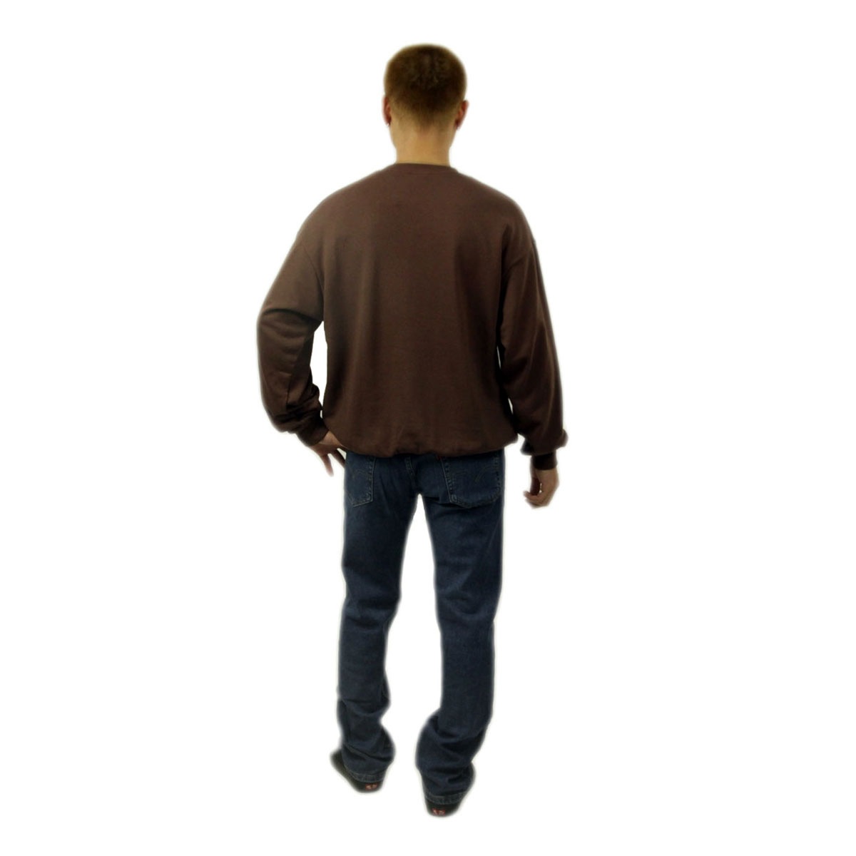 �ݡ��顼 ��� �������å� ��������Ź POLER ���롼�ͥå� �ȥ졼�ʡ� POLER STUFF CREW 253MCV0042-BRN BROWN