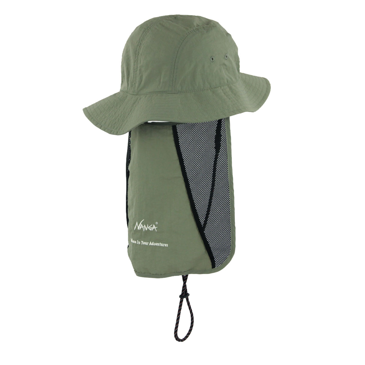 �ʥ� ��� ��ǥ����� �ϥå� ��������Ź NANGA �ʥ����� ���󥷥����ɥϥå� ˹�� NYLON TUSSER SUNSHADE HAT KHA KHAKI NA2221-3B501