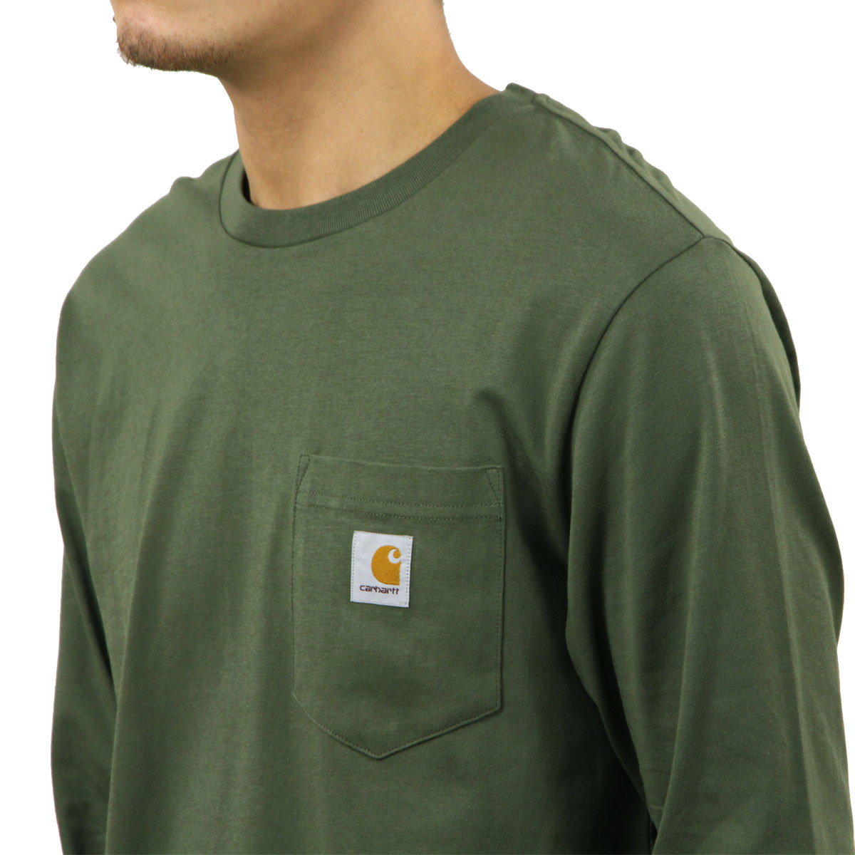 �����ϡ��� ��� ĹµT����� ������ CARHARTT WIP ���롼�ͥå� ���� �ݥ�T ����T LONG SLEEVE POCKET T-SHIRT LEEF I030437 11XX