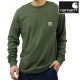 �����ϡ��� ��� ĹµT����� ������ CARHARTT WIP ���롼�ͥå� ���� �ݥ�T ����T LONG SLEEVE POCKET T-SHIRT LEEF I030437 11XX