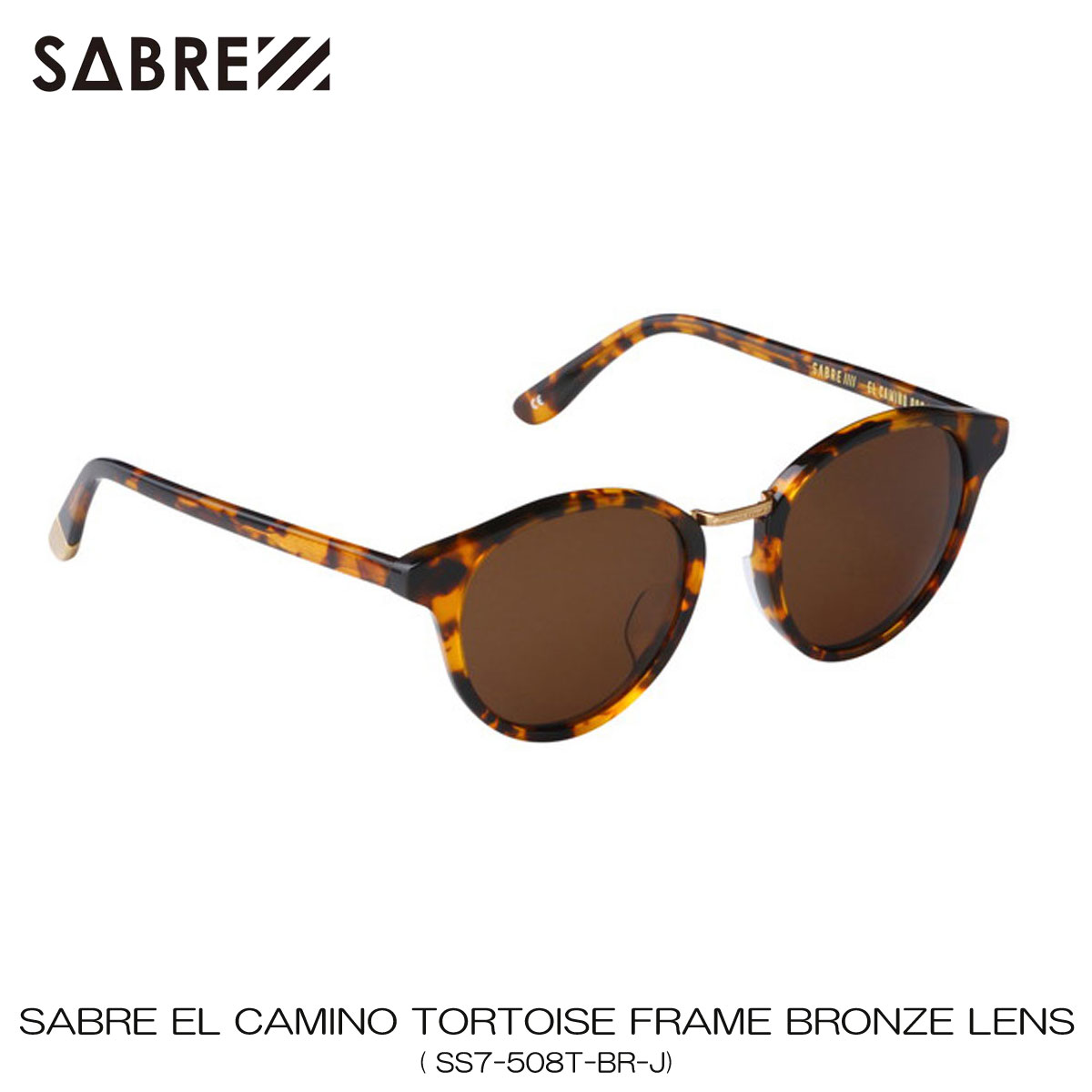 С SABRE Ź 󥰥饹 ᤬ EL CAMINO TORTOISE FRAME BRONZE LENS SUNGLASS SS7-508T-BR-J A55B B3C C3D D1E E04F