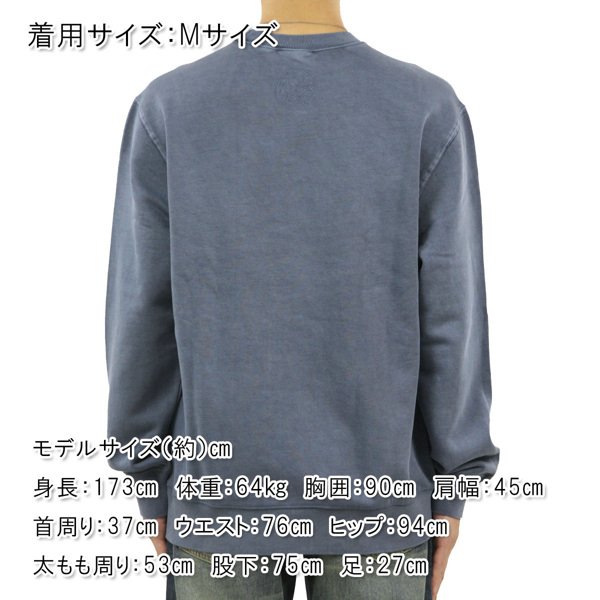 �����ϡ��� ��� �������å� ������ CARHARTT WORK IN PROGRESS ���� �ץ륪���С� Ĺµ �ȥ졼�ʡ� VERSE SCRIPT SWEATSHIRT I030640 BL