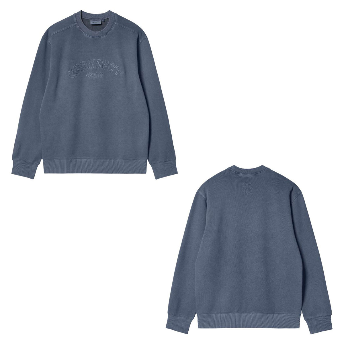 �����ϡ��� ��� �������å� ������ CARHARTT WORK IN PROGRESS ���� �ץ륪���С� Ĺµ �ȥ졼�ʡ� VERSE SCRIPT SWEATSHIRT I030640 BL