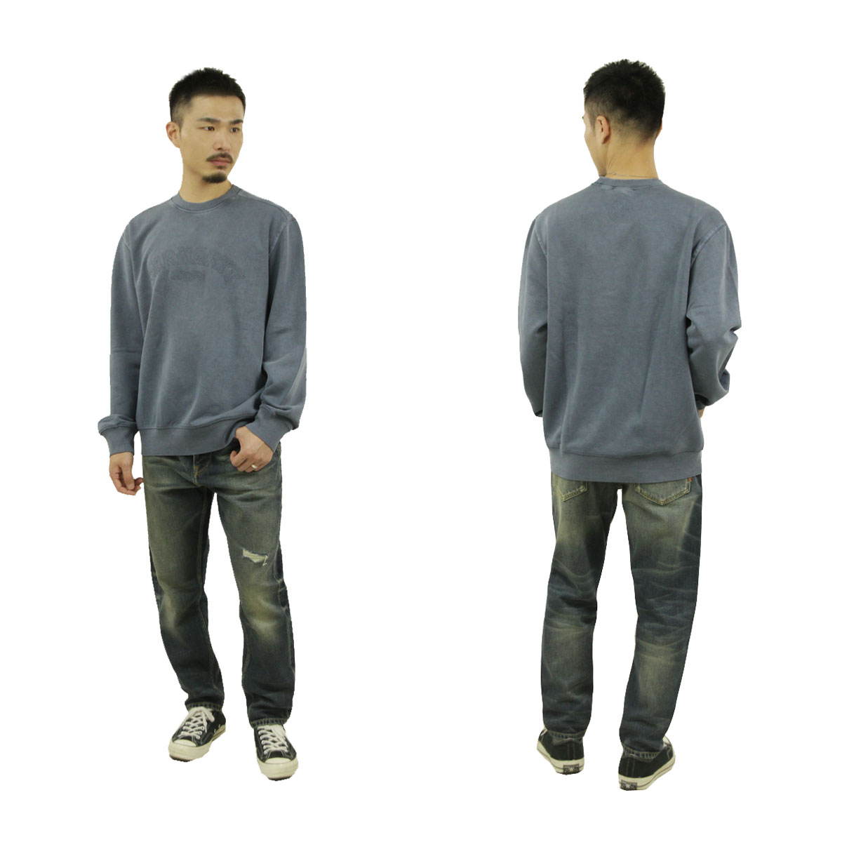 �����ϡ��� ��� �������å� ������ CARHARTT WORK IN PROGRESS ���� �ץ륪���С� Ĺµ �ȥ졼�ʡ� VERSE SCRIPT SWEATSHIRT I030640 BL