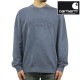 �����ϡ��� ��� �������å� ������ CARHARTT WORK IN PROGRESS ���� �ץ륪���С� Ĺµ �ȥ졼�ʡ� VERSE SCRIPT SWEATSHIRT I030640 BL