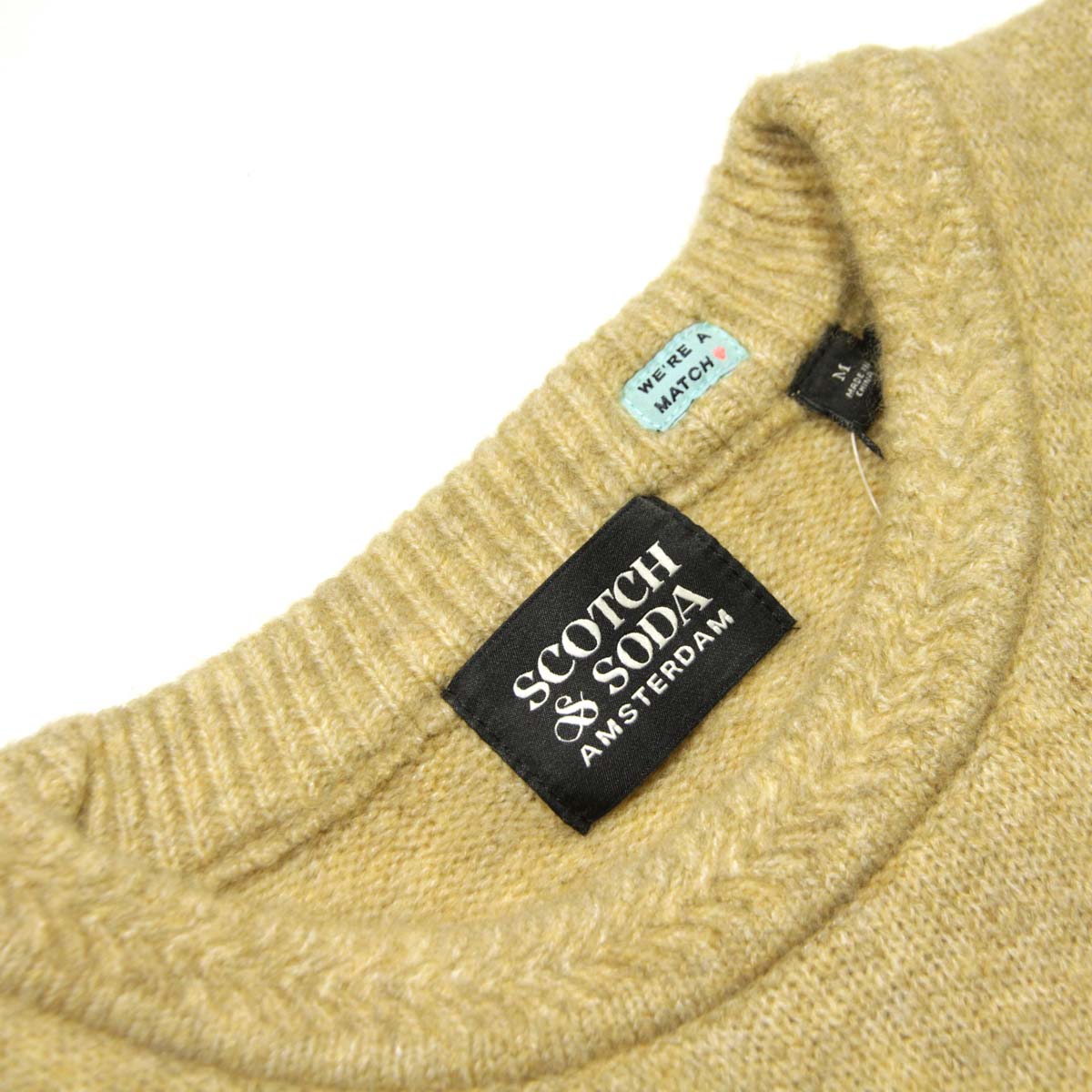 �����å�����ɥ����� ��� �������� ��������Ź SCOTCH��SODA ���롼�ͥå� �ץ륪���С� �˥å� M REGULAR FIT SOFTY-KNIT MELANGE PULL SWEATER 174603 0619 85408 32 CAMEL A39B B1C C1D D7E E18F