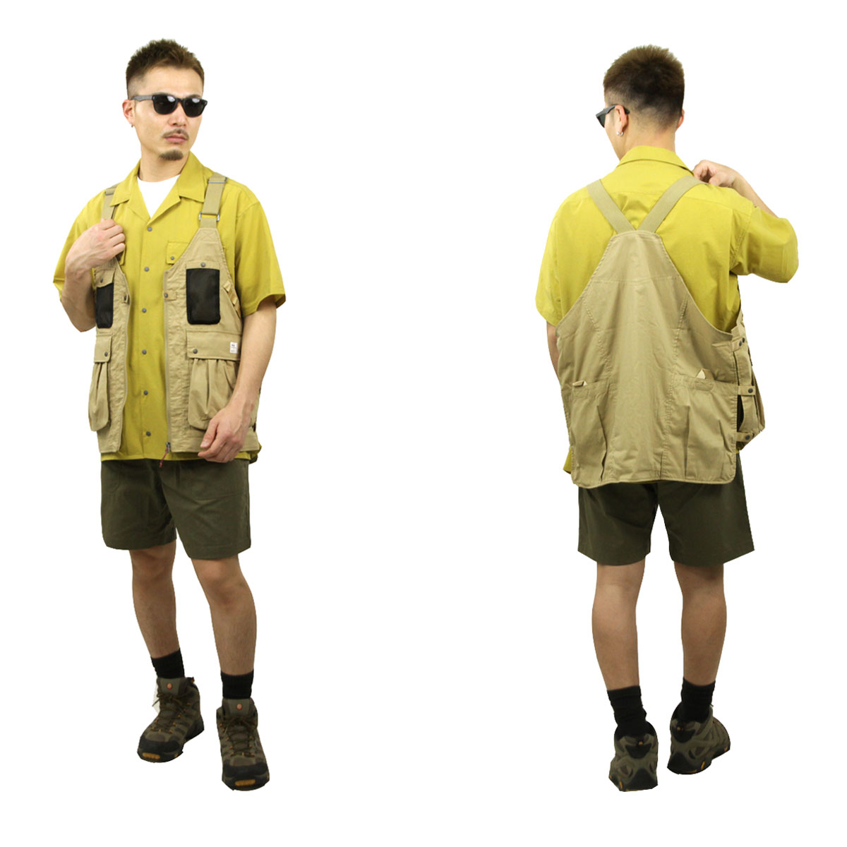 �ʥ� ��� �٥��� ��������Ź NANGA �����ȥɥ� ��åץ��ȥå� HINOC RIPSTOP FIELD VEST NW2421-1E204-A BEG BEIGE A16B B1C C1D D4E E18F