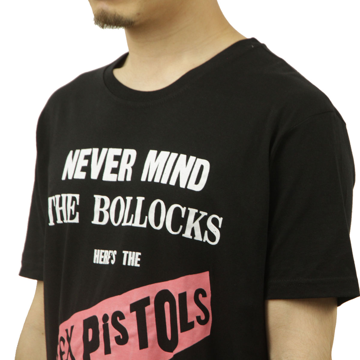 �ߥ塼���å��ƥ� ��� �Х��T����� ������ MUSIC TEE Ⱦµ ���å�T����� ���å������ԥ��ȥ륺 SEX PISTOLS NEVER MIND MUSIC ROCK TEE BLACK